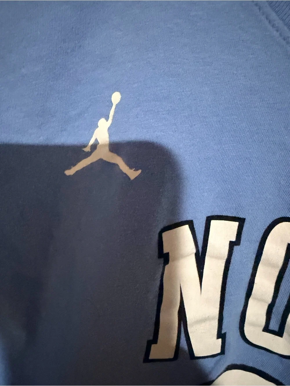 Jordan Men's 23 Graphic Tee in Light Blue with White Numbers